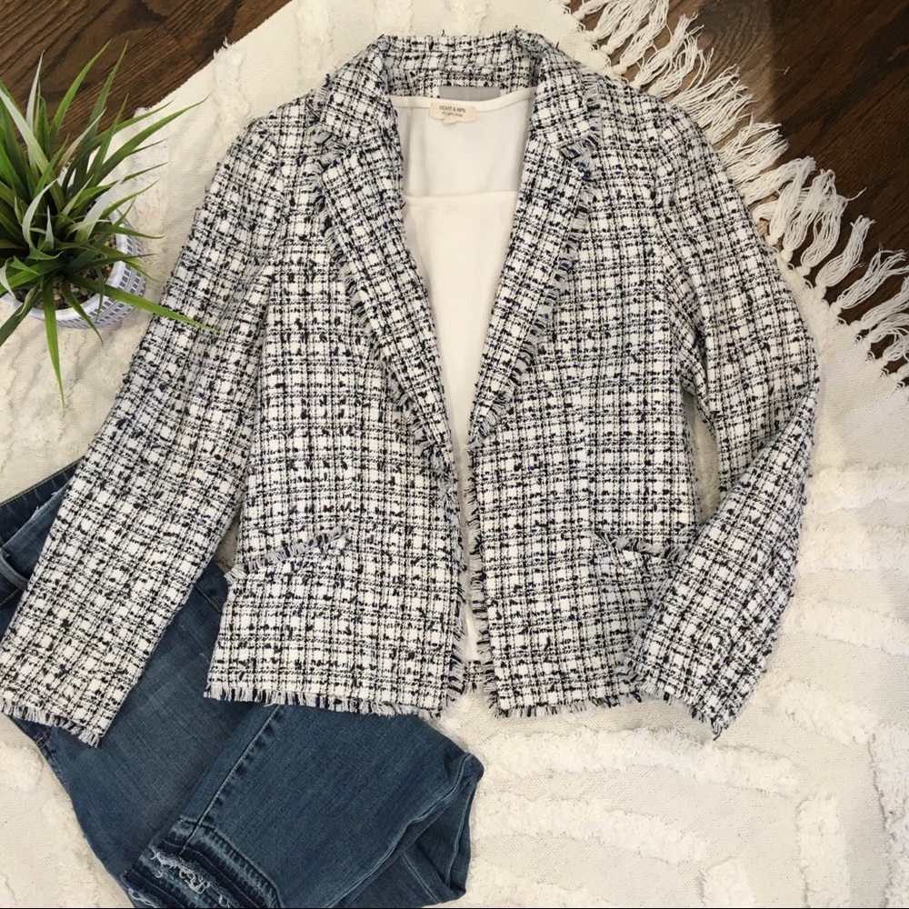 🛍B1G1F {h&m} tweed blazer
